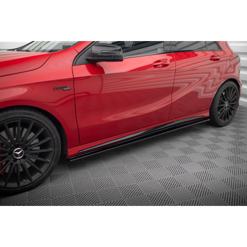 Diffusori minigonne Mercedes A W176/ CLA 117 AMG/ CLA 117 AMG LINE Facelift (Cod. M-ME-CLA-117F-AMG-