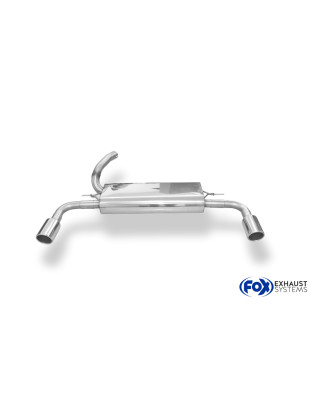 Ford Focus III Fließheck Silenziatore posteriore – 1x90 Tipo 16 destra (Cod. F-FO032005-131)