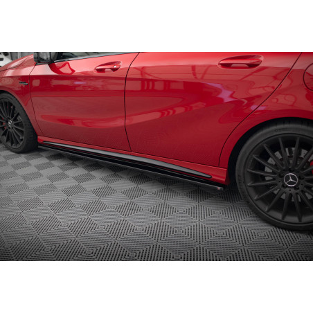 Diffusori minigonne Mercedes A W176/ CLA 117 AMG/ CLA 117 AMG LINE Facelift (Cod. M-ME-CLA-117F-AMG-