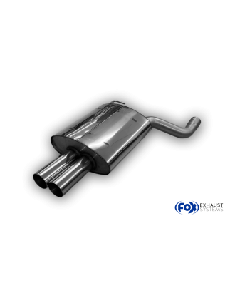 BMW E39 520i/ 523i/ 525i/ 528i – berlina Silenziatore posteriore - (Cod. F-BM031002-008)