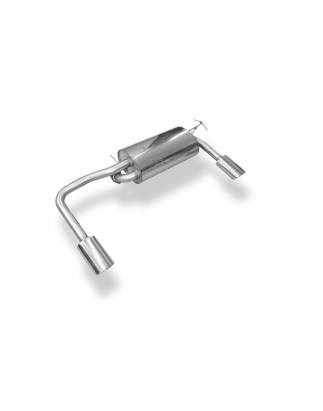Mitsubishi Outlander CU Silenziatore posteriore con uscite destra e sinistra (duplex) – 115 (Cod. 