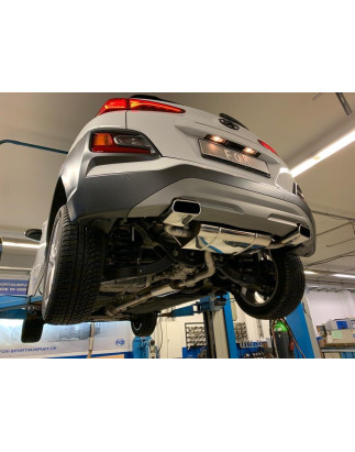 Hyundai Kona 4WD – tailpipes in the bumper Silenziatore posteriore ex (Cod. F-HY210003-671)