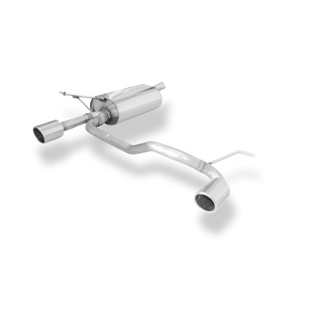 Dacia Duster 4x2 – Facelift Silenziatore posteriore – 1x90 Tipo 16 (Cod. F-DC031011-131)