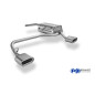 VW Caddy III Silenziatore posteriore con uscite destra e sinistra (duplex) – 160x80 Tipo 53 (Cod. 