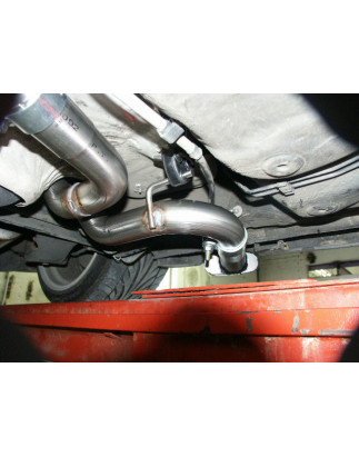 VW Golf IV 3 porte Silenziatore posteriore Side Pipe – 135x80 Tipo 50 (Cod. F-VW053059-563)