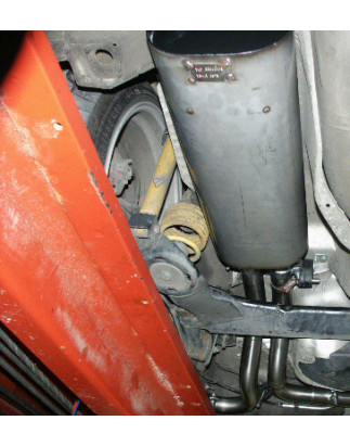 VW Golf IV 3 porte Silenziatore posteriore Side Pipe – 135x80 Tipo 50 (Cod. F-VW053059-563)