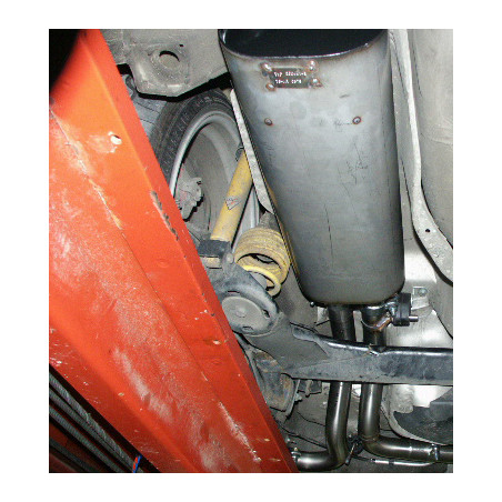 VW Golf IV 3 porte Silenziatore posteriore Side Pipe – 135x80 Tipo 50 (Cod. F-VW053059-563)