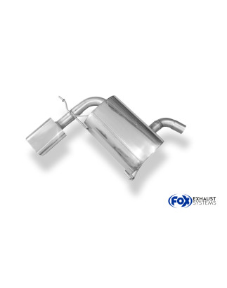 Audi Q3 Quattro Petrol Silenziatore posteriore – 2x80 Tipo 17 (Cod. F-AU150011-597)