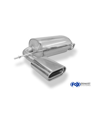 Audi Q3 Quattro Petrol Silenziatore posteriore – 2x80 Tipo 17 (Cod. F-AU150011-597)