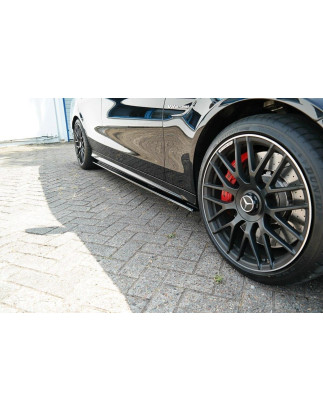 Diffusori minigonne V.1 Mercedes C-Class S205 63AMG  (Cod. M-ME-C-205-AMG-ES-SD1G)