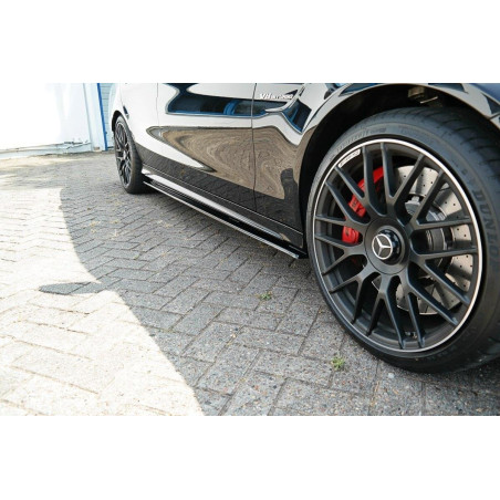 Diffusori minigonne V.1 Mercedes C-Class S205 63AMG  (Cod. M-ME-C-205-AMG-ES-SD1G)