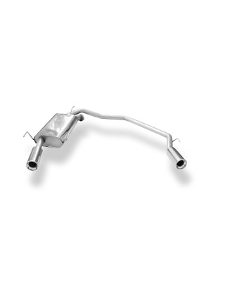 Opel Vectra B Silenziatore posteriore con uscite destra e sinistra (duplex) – 1x90 Tipo 13 (Cod. F