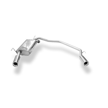 Opel Vectra B Silenziatore posteriore con uscite destra e sinistra (duplex) – 1x90 Tipo 13 (Cod. F