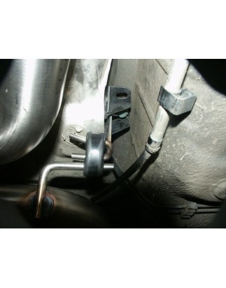 VW Golf IV 3 porte Silenziatore posteriore Side Pipe – 2x70 Tipo 10 e (Cod. F-VW053059-006)