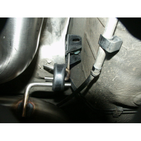VW Golf IV 3 porte Silenziatore posteriore Side Pipe – 2x70 Tipo 10 e (Cod. F-VW053059-006)