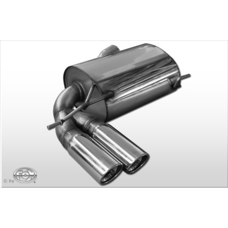 Audi A3 Tipo 8P quattro Silenziatore posteriore Ø70mm – 2x90 Tipo 17 (Cod. F-AU051207-152)