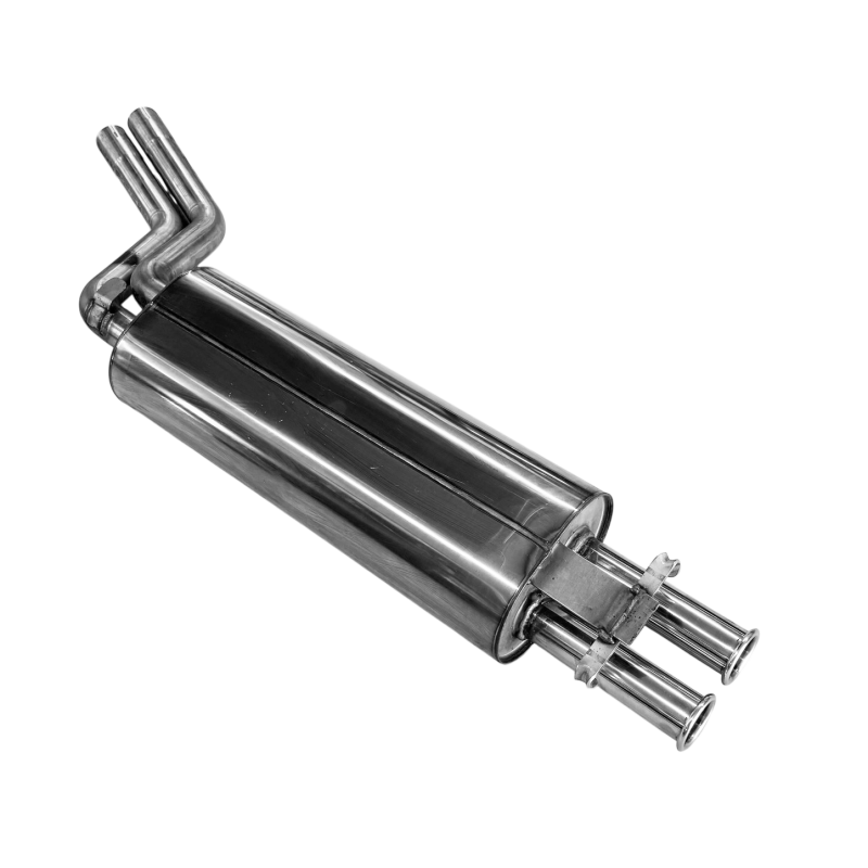 Mercedes W123/S123 – 6 cylinders silenziatore posteriore – 2x50 Tipo 1 (Cod. F-MB260002-42R)