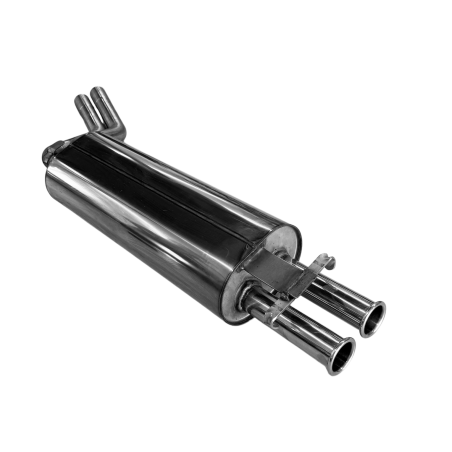 Mercedes W123/S123 – 6 cylinders silenziatore posteriore – 2x50 Tipo 1 (Cod. F-MB260002-42R)