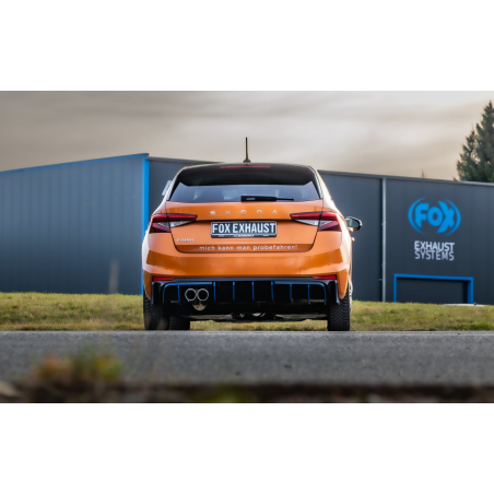 Skoda Fabia PJ con valvola di scarico Silenziatore posteriore – 2x90 Tipo 25 (Cod. F-SK053032-292)