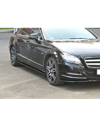 Diffusori minigonne V.1 Mercedes-Benz CLS C218  (Cod. M-ME-CLS-218F-SD1G)