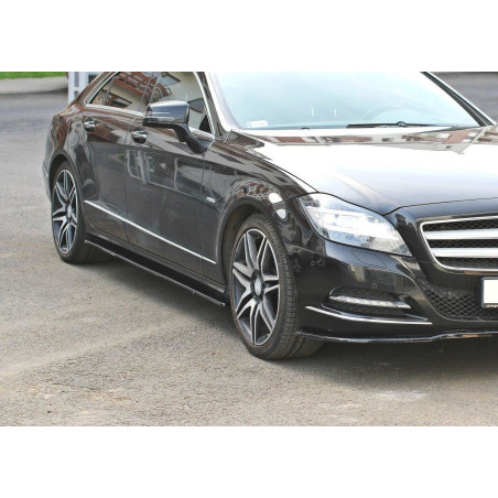 Diffusori minigonne V.1 Mercedes-Benz CLS C218  (Cod. M-ME-CLS-218F-SD1G)