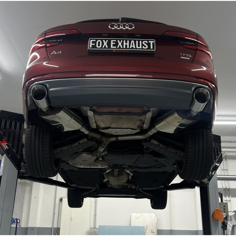 Audi A4 B9 – 2WD Silenziatore posteriore destra e sinistra – 1x114 Tipo 25 (Cod. F-AU121043-295)