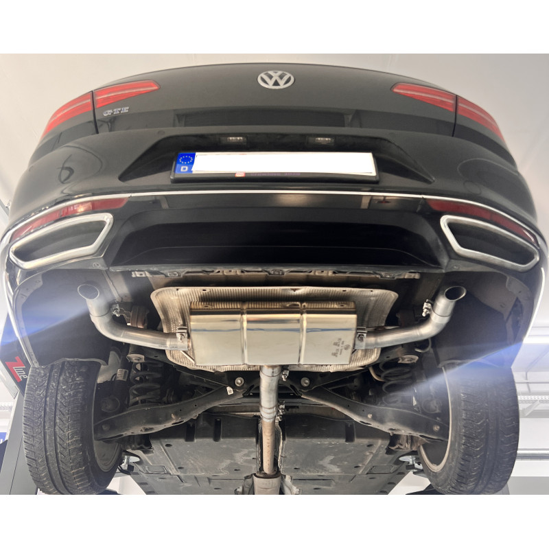 VW Passat B8 GTE Silenziatore posteriore – invisible tailpipes (Cod. F-VW025005-001)
