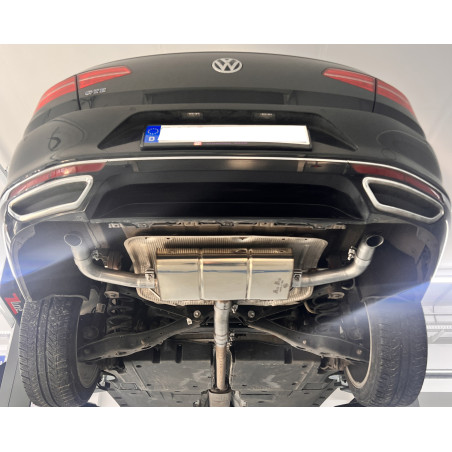 VW Passat B8 GTE Silenziatore posteriore – invisible tailpipes (Cod. F-VW025005-001)