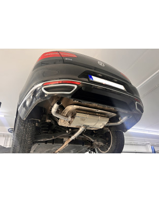 VW Passat B8 GTE Silenziatore posteriore – invisible tailpipes (Cod. F-VW025005-001)