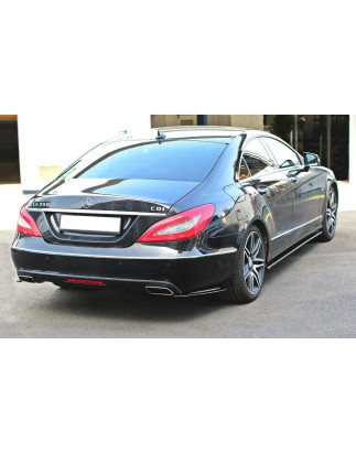 Diffusori minigonne V.1 Mercedes-Benz CLS C218  (Cod. M-ME-CLS-218F-SD1G)