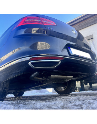 VW Passat B8 GTE Silenziatore posteriore – invisible tailpipes (Cod. F-VW025005-001)