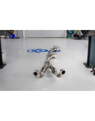 Audi RS4 B5 Assembly of downpipe, rear and Silenziatore anteriore - (Cod. F-AU060140-M)