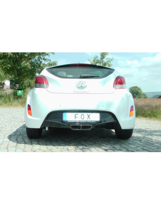 Hyundai Veloster Silenziatore posteriore destra e sinistra – terminale di scarico invis (Cod. F-HY