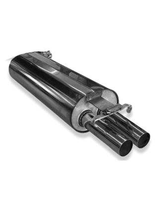 Mercedes W123/S123 – 6 cilindri Silenziatore posteriore – 2x55 Tipo 1 (Cod. F-MB260002-002)