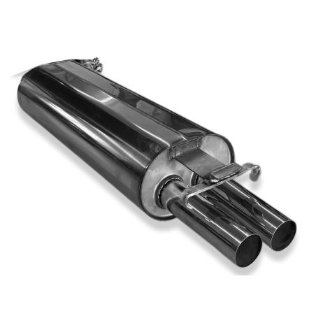 Mercedes W123/S123 – 6 cilindri Silenziatore posteriore – 2x55 Tipo 1 (Cod. F-MB260002-002)