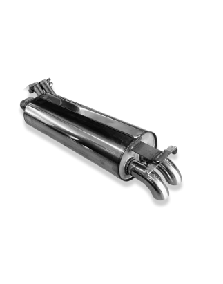 Mercedes W123/S123 – 4 cilindri Silenziatore posteriore – 2x55 tipo (Cod. F-MB260012-702)