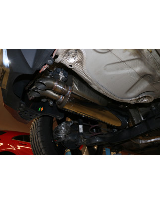 Seat Ibiza V – KJ Silenziatore posteriore con electrical exhaust val (Cod. F-SE024002-DI2)