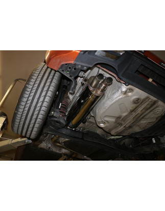 Seat Ibiza V – KJ Silenziatore posteriore con electrical exhaust val (Cod. F-SE024002-DI2)
