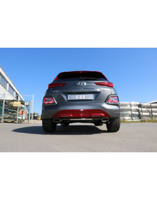 Hyundai Kona 2WD Ironman Silenziatore posteriore con uscite destra e sinistra (duplex) – 14 (Cod. 