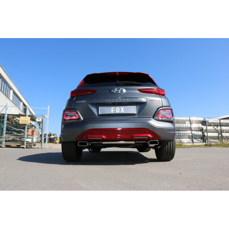 Hyundai Kona 2WD Ironman Silenziatore posteriore con uscite destra e sinistra (duplex) – 14 (Cod. 