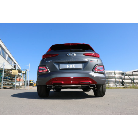 Hyundai Kona 2WD Ironman Silenziatore posteriore con uscite destra e sinistra (duplex) – 14 (Cod. 