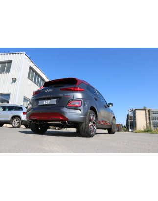 Hyundai Kona 2WD Ironman Silenziatore posteriore con uscite destra e sinistra (duplex) – 14 (Cod. 