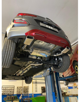 Hyundai Kona 2WD Ironman Silenziatore posteriore con uscite destra e sinistra (duplex) – 14 (Cod. 