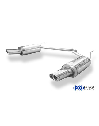 VW bus T4 Silenziatore posteriore destra e sinistra single flow – 115x85 tipo (Cod. F-VW130093-367