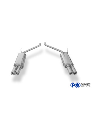 VW bus T4 Silenziatore posteriore destra e sinistra – 2x80 Tipo 13 destra e sinistra (Cod. F-VW130