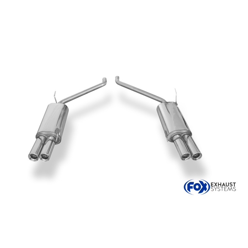 VW bus T4 Silenziatore posteriore destra e sinistra – 2x80 Tipo 13 destra e sinistra (Cod. F-VW130