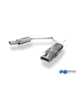VW bus T4 Silenziatore posteriore destra e sinistra single flow – 160x80 tipo (Cod. F-VW130093-597
