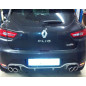 Renault Clio IV Silenziatore posteriore – 2x80 Tipo 16 destra e sinistra (Cod. F-RE073055-130)
