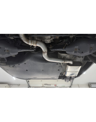 Skoda Superb 3V 4x4 (3T) Silenziatore posteriore – 2x90 Tipo 25 black (Cod. F-SK072022-292B)