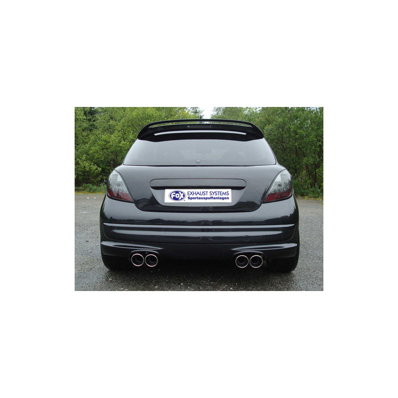 Peugeot 207 RC Silenziatore posteriore con uscite destra e sinistra (duplex)x100 Tipo 1 (Cod. F-PE02